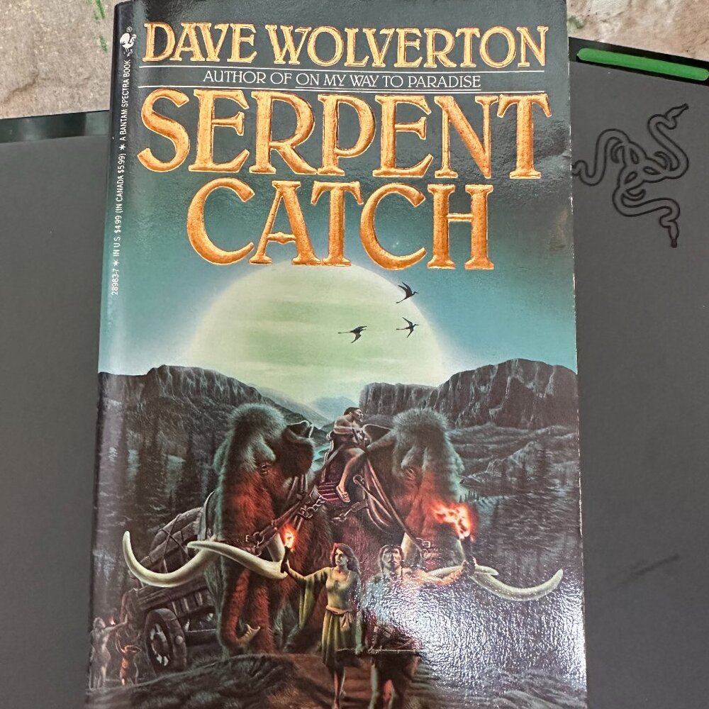 Serpent Catch Dave Wolverton 1991 Spectra Fantasy Paperback